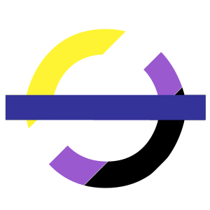 Non-binary Pride roundel.svg